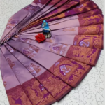 Apna Palakhi Lavendar Wine Saree