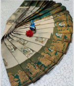 Apna Palakhi Chiku Green Saree