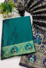 Barbie Doll Blue Saree