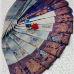 Apna Palakhi Sky Navy Blue Saree