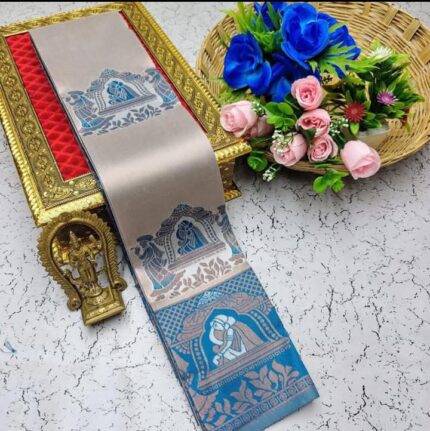 Apna Palakhi Sky Firoji Saree