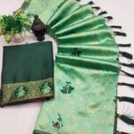 Barbie Doll C.Green Saree