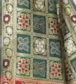 Elephant Patola Green Saree - Image 2