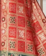 Elephant Patola Red Saree - Image 2