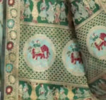 Elephant Patola C. Green Saree - Image 2