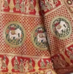 Elephant Patola Green Saree - Image 3