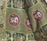 Elephant Patola Wine Saree - Image 3