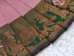 Apna Palakhi Light Pink Green Saree - Image 2