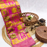 Kalash–Patola Pink Saree