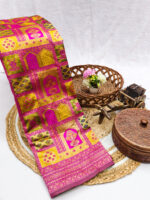 Kalash–Patola Pink Saree